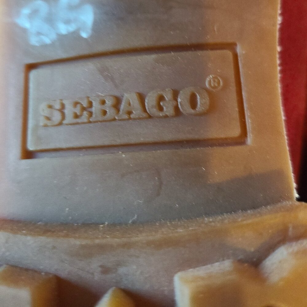 AUTHENTIC SEBAGO SIX DEGREES SUEDE (NUBUCK) CHUNKY ANKLE BOOTS SIZE 7.5 MEDIUM - Picture 2 of 11